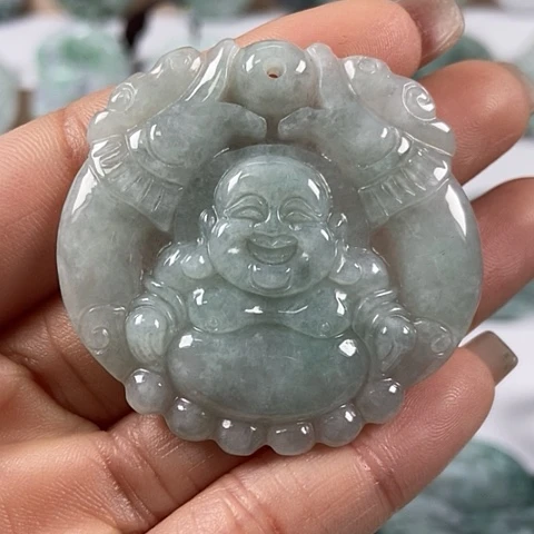 翡翠颈饰未镶嵌佛福利翡翠