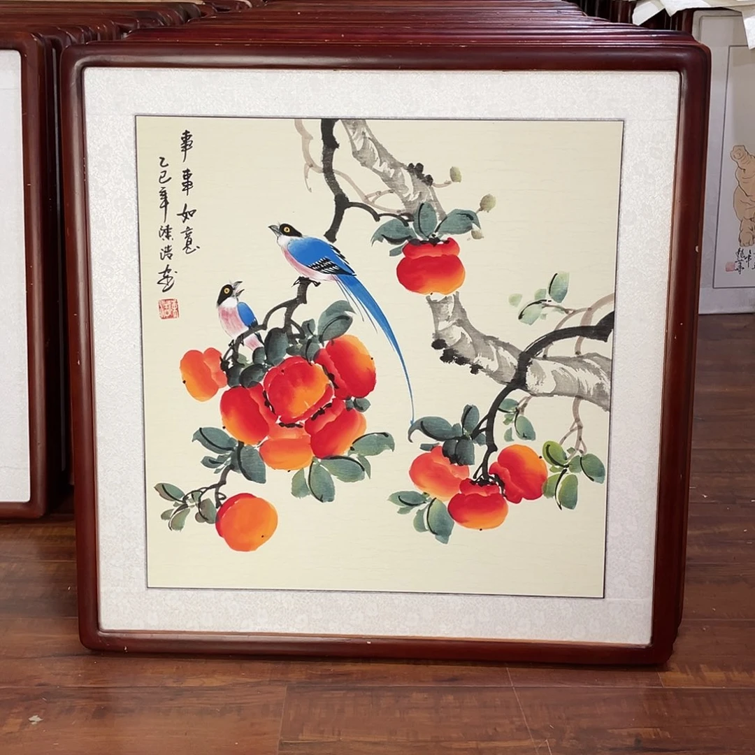 国画带框尺寸63*63厘米