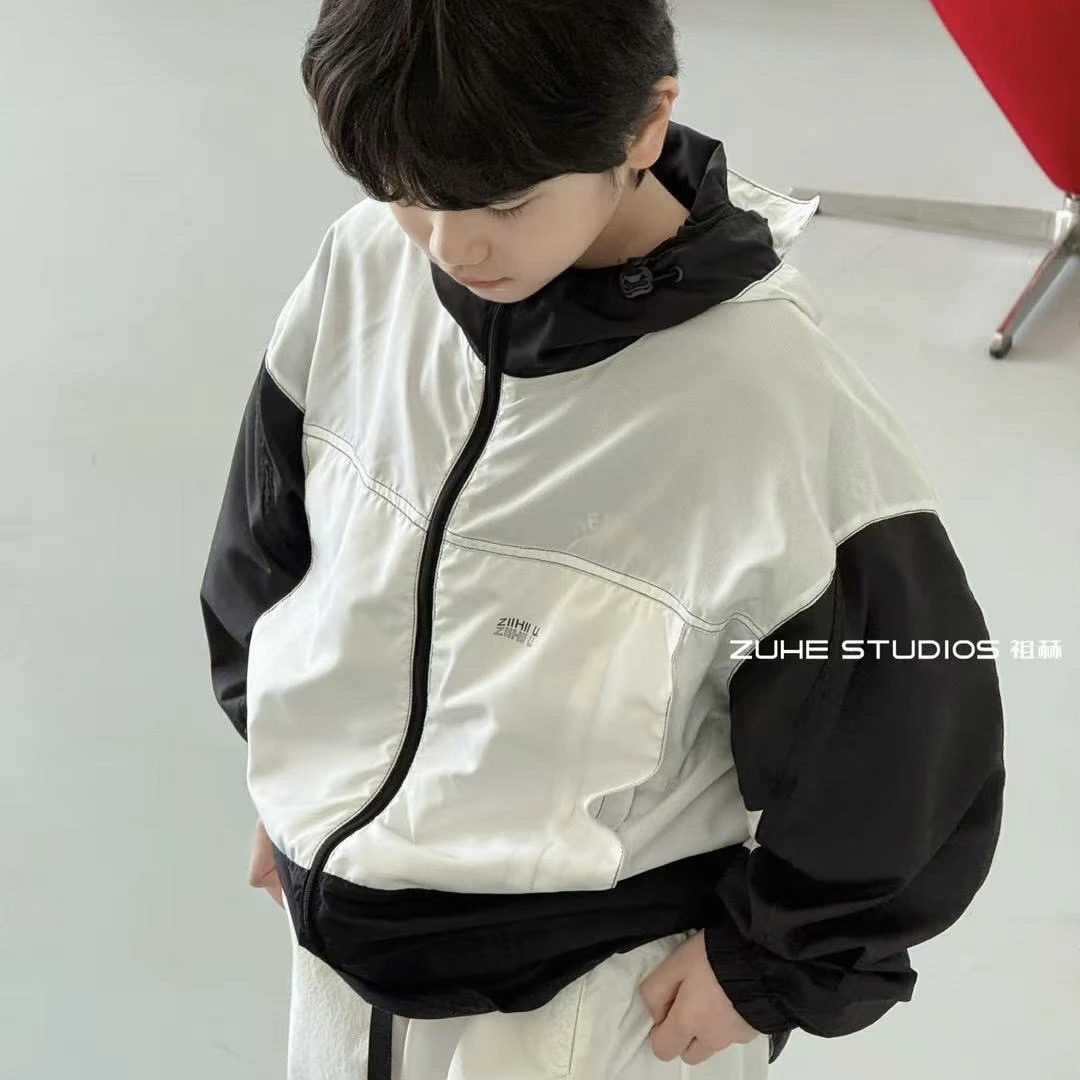 1235运动休闲拼接外套