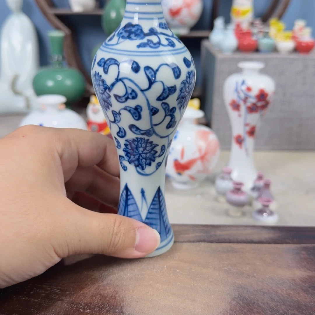 陶瓷手工小花器摆件