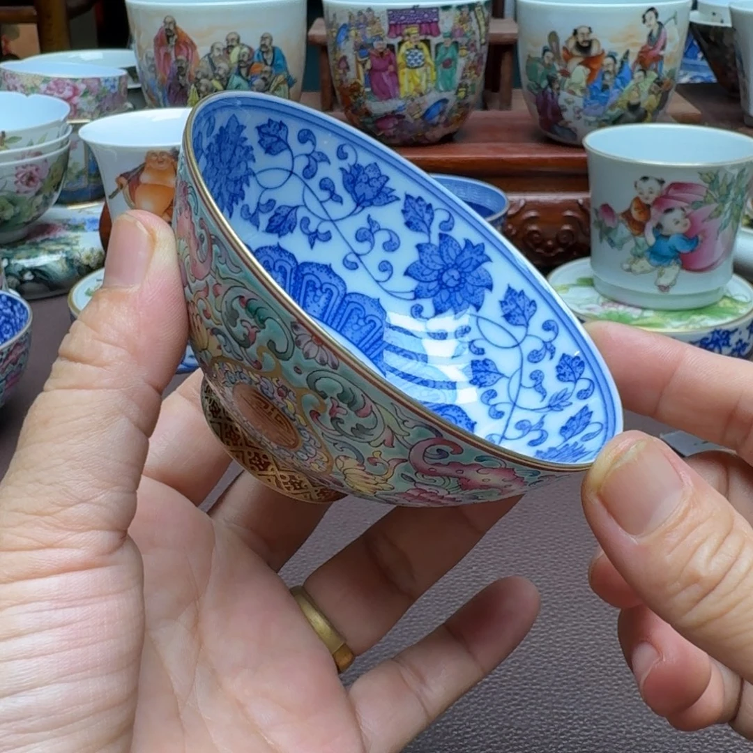 景德镇手工手绘展示
