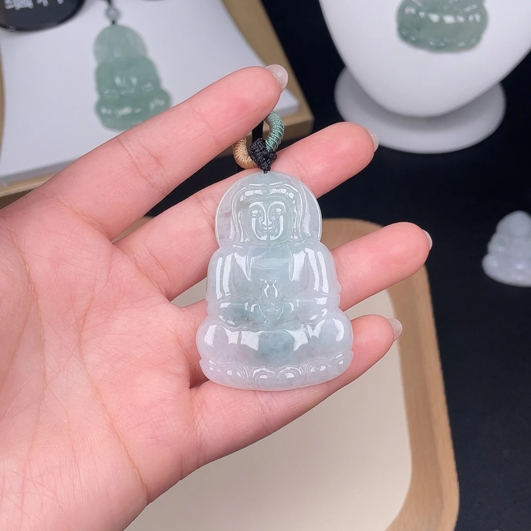 翡翠未镶嵌颈饰za030-19