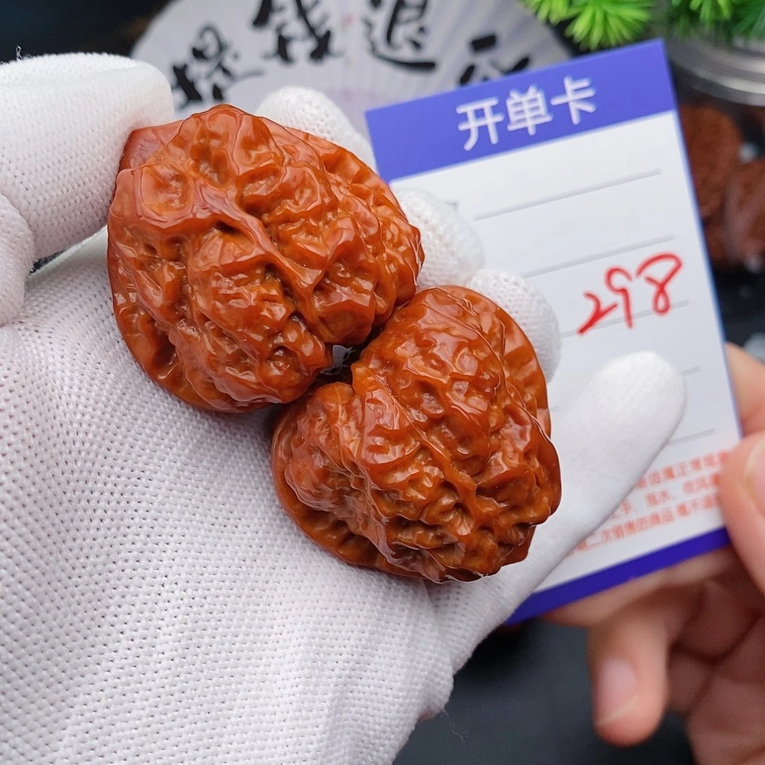 把件文玩核桃40三角蛙298