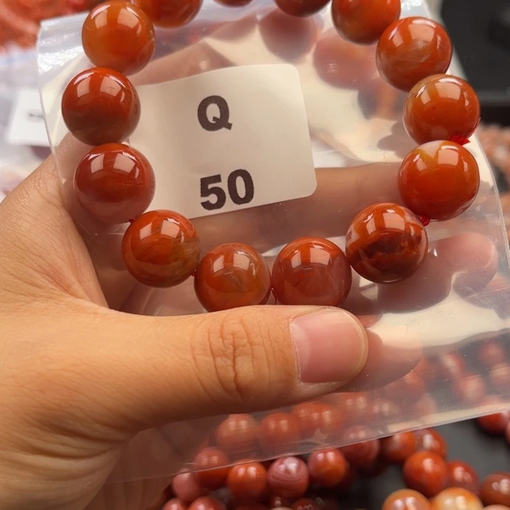南红玛瑙未镶嵌多样性发货默认微瑕称重15mm