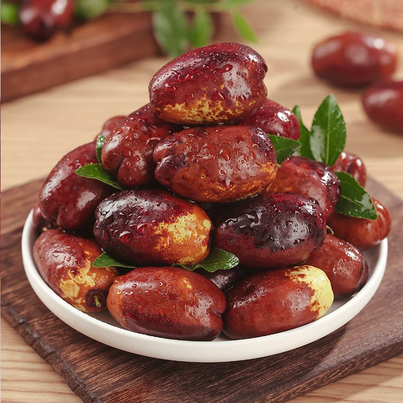 正宗宁夏灵武长枣新鲜现摘水果脆甜可口皮薄肉鲜优选3斤5斤