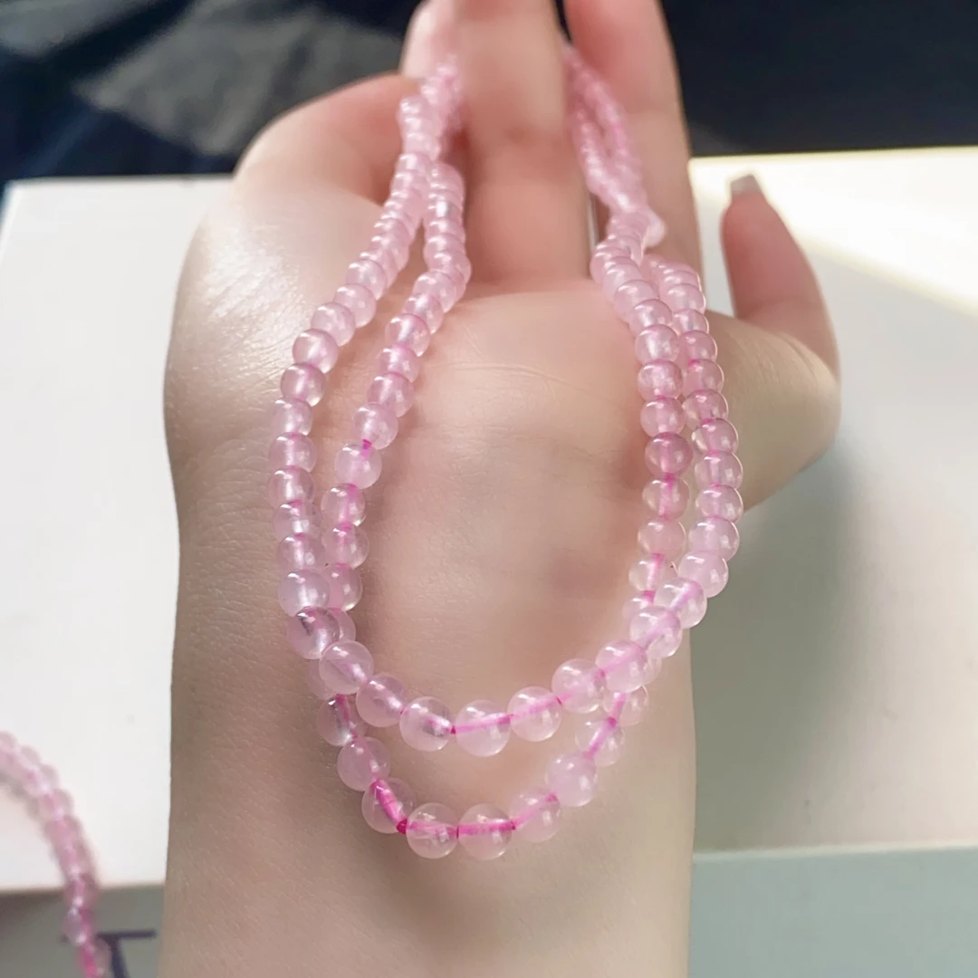 2888/ZY888-755 时尚百搭粉晶4+多圈手串/多样性发/一件