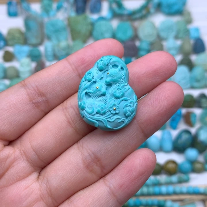 未镶嵌绿松石原矿绿松石系列