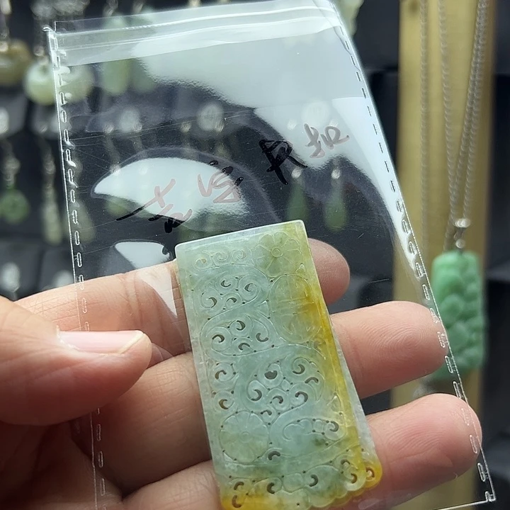 翡翠耳饰银S925镶嵌ʙ****