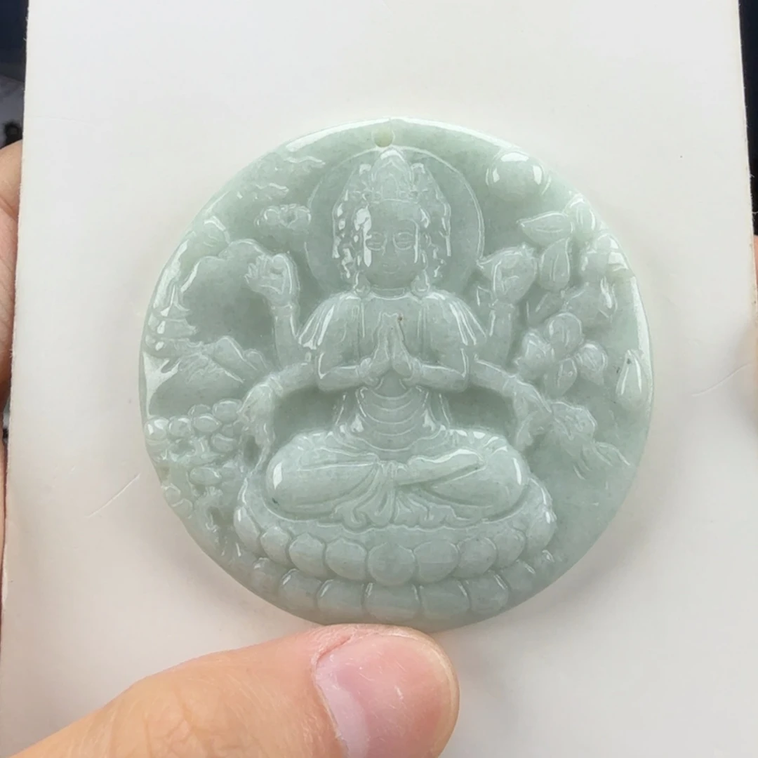 翡翠挂件未镶嵌翡翠