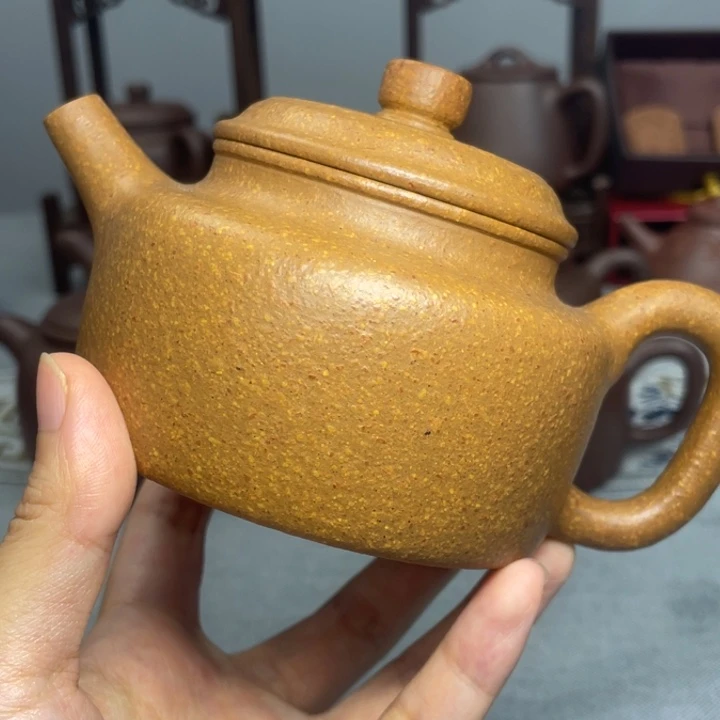 棒****茶杯紫砂德中 梨皮黄段