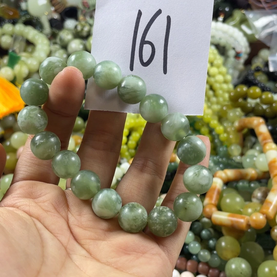 未镶嵌蛇纹石玉手串
