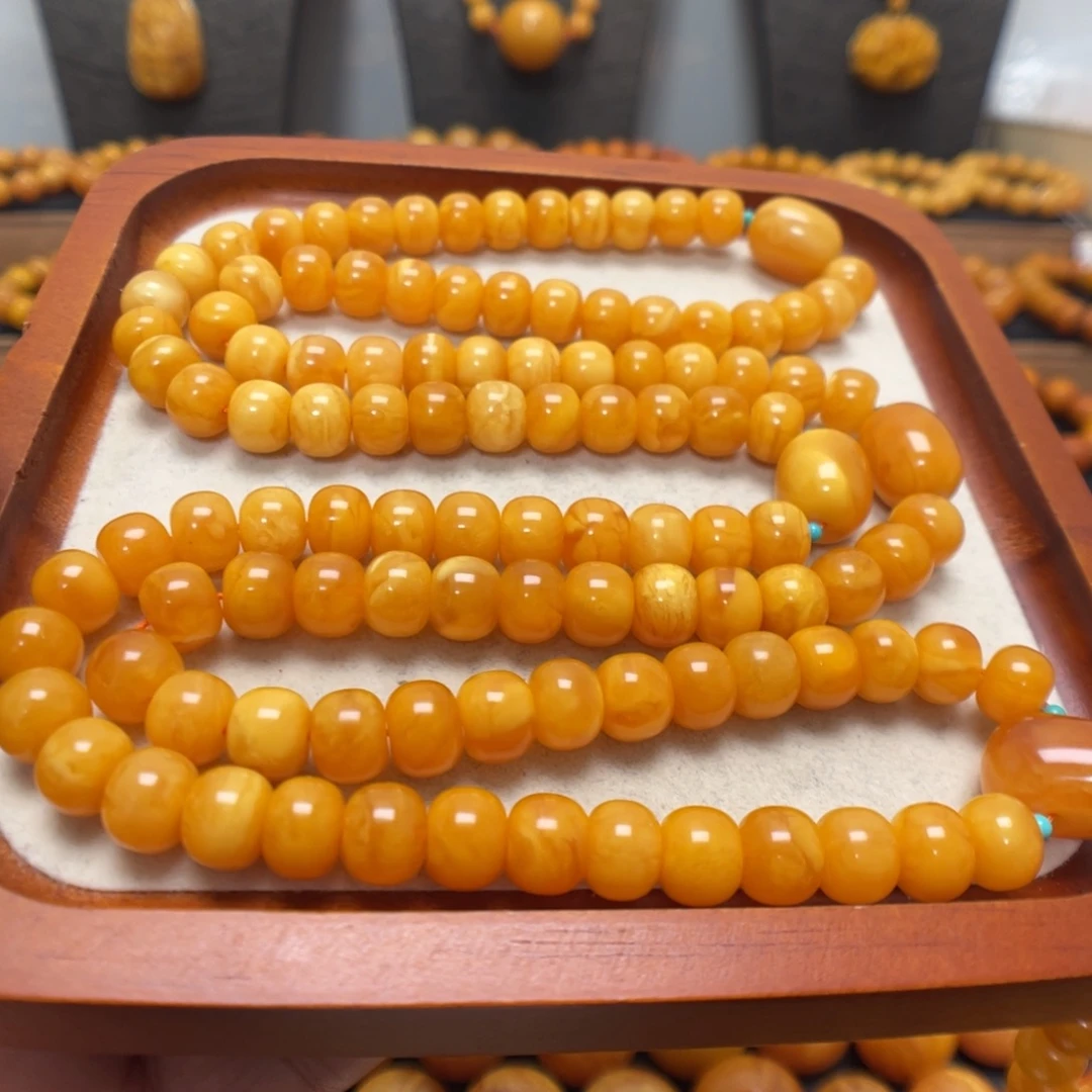 蜜蜡未镶嵌手串蜜蜡