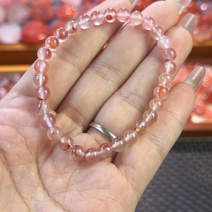 南红玛瑙未镶嵌牌子单圈