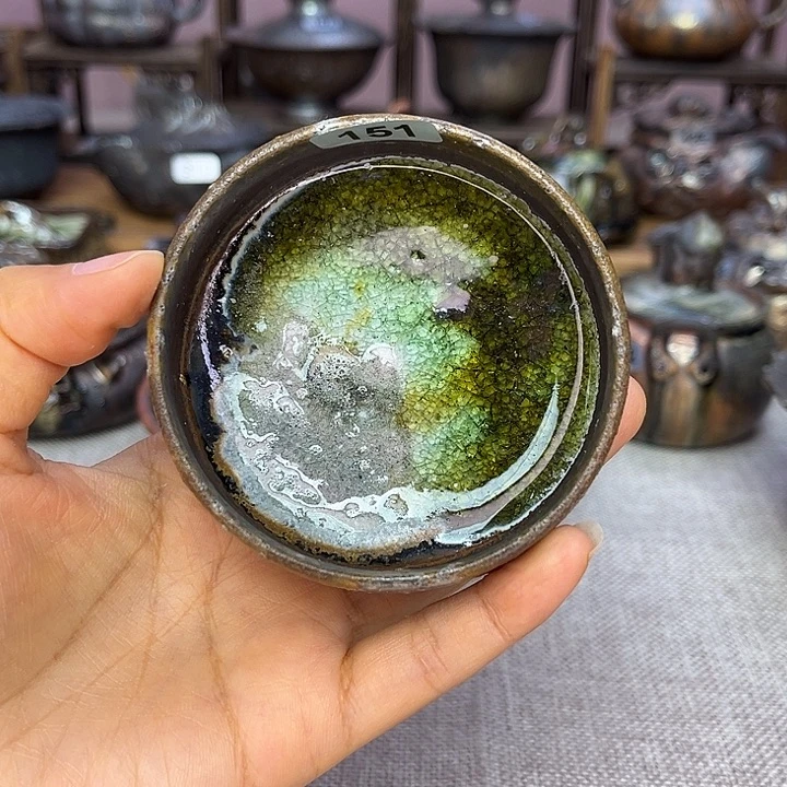 裸柴烧陶瓷手工茶器