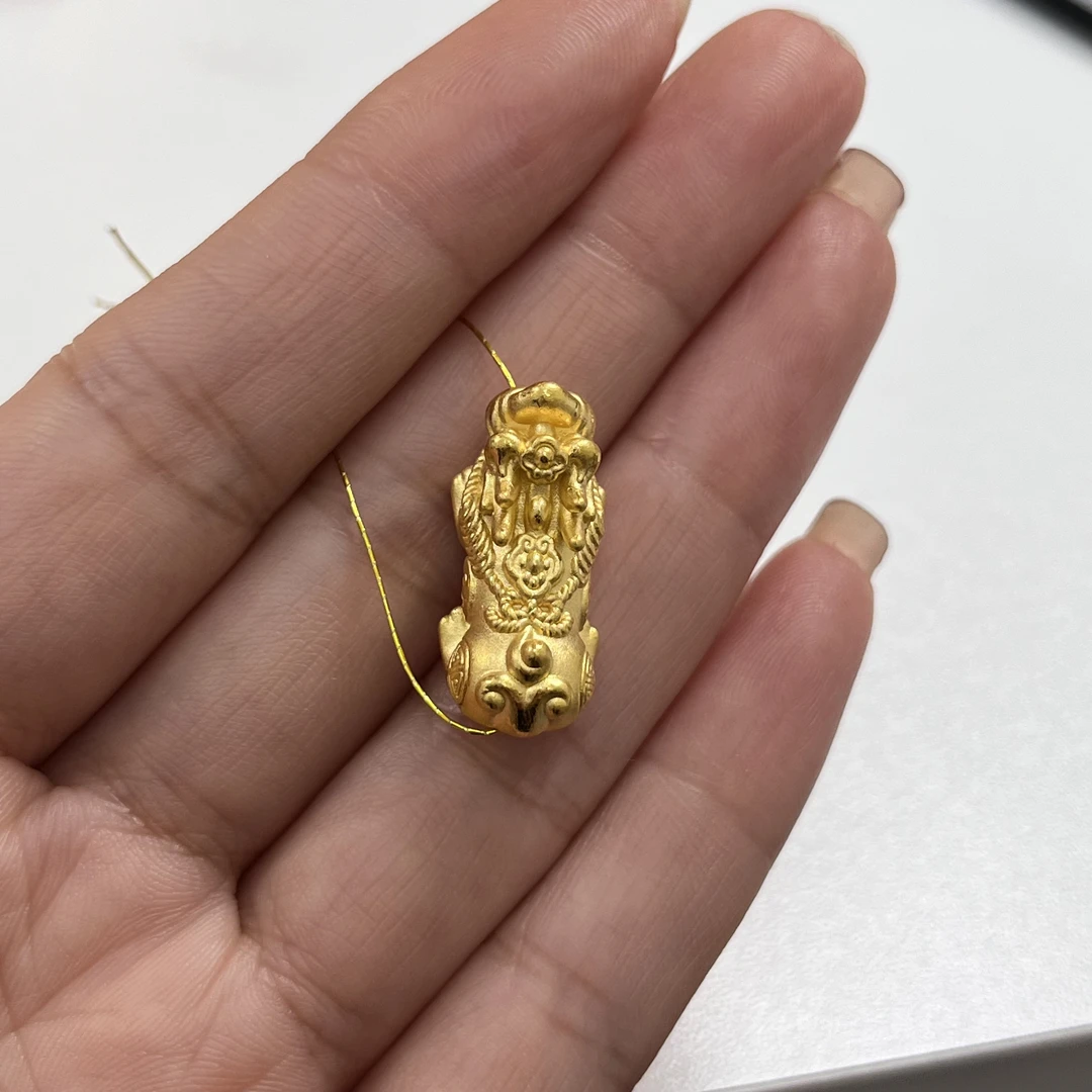 足金如意貔貅手串