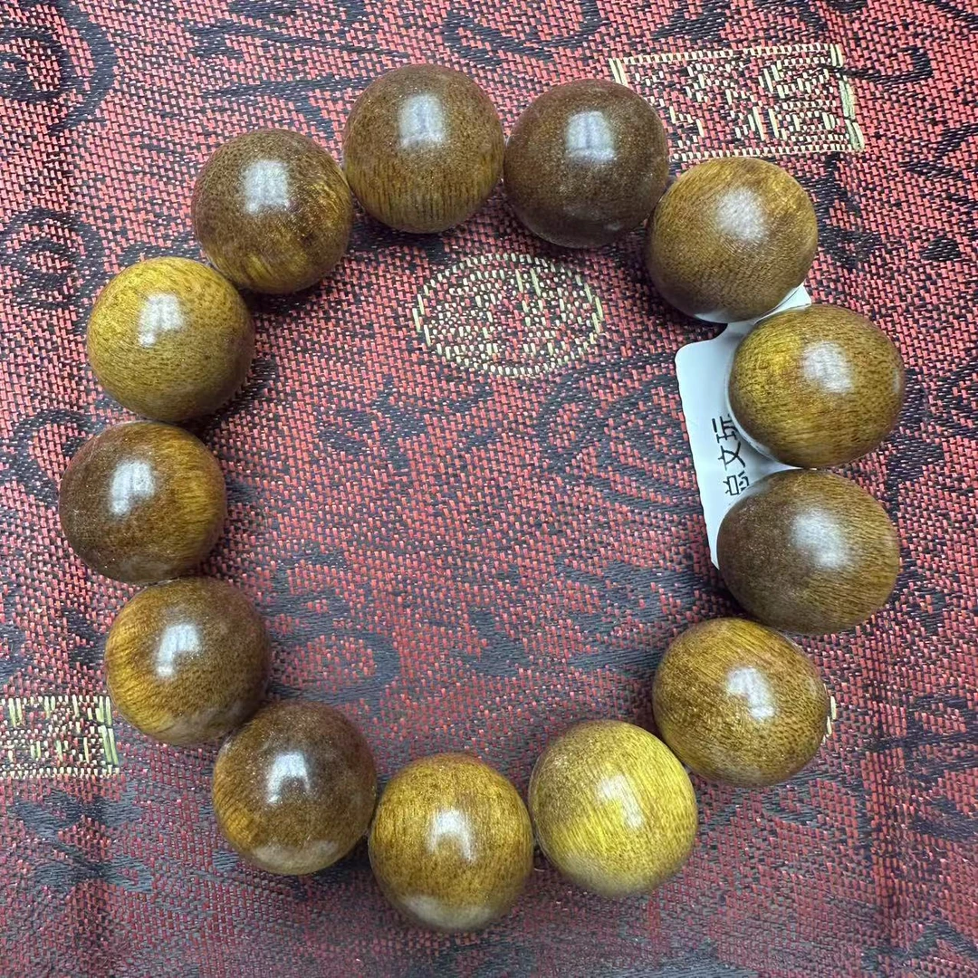 （开总文玩）天然沉香木串060