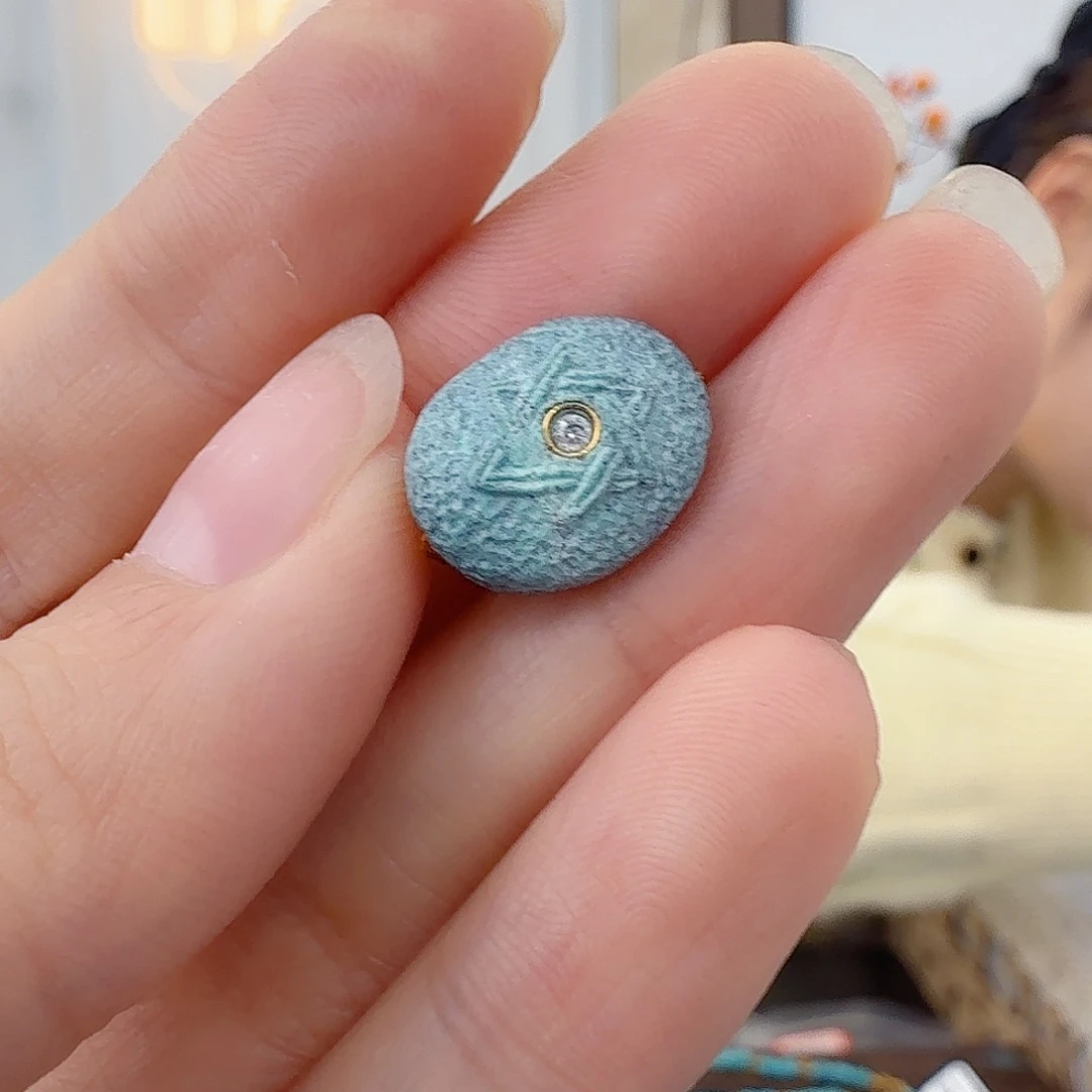 绿松石未镶嵌珠宝半成品