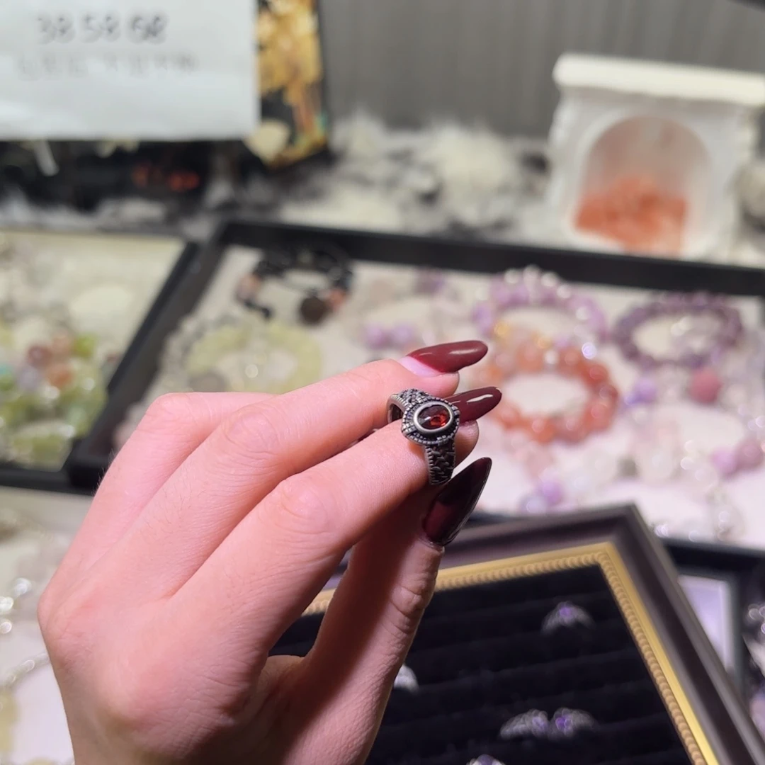 银S925镶嵌烟晶手链