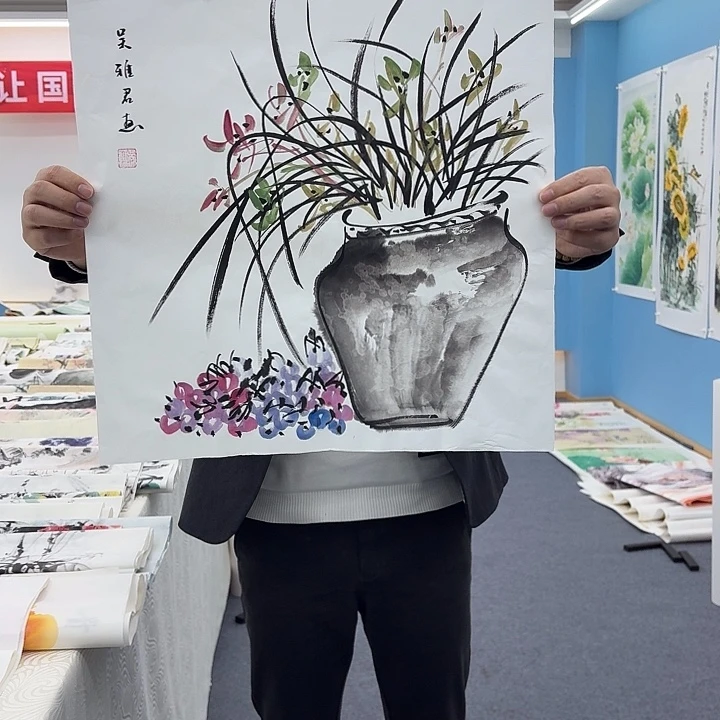 国画手绘国画作品