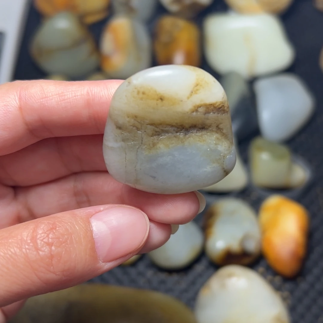 和田玉未镶嵌挂件18