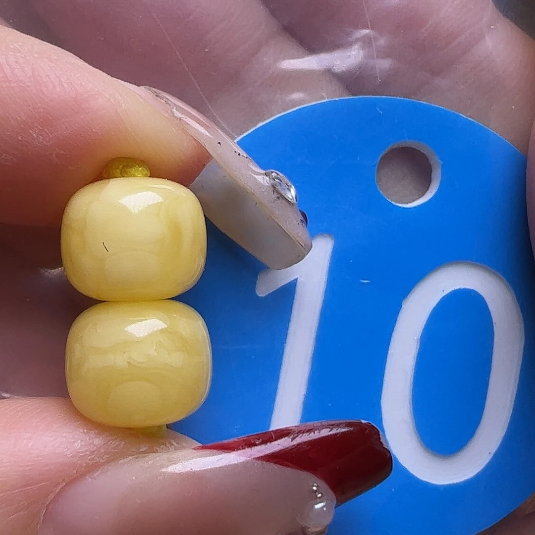 蜜蜡未镶嵌珠宝奇石9.2mm老型