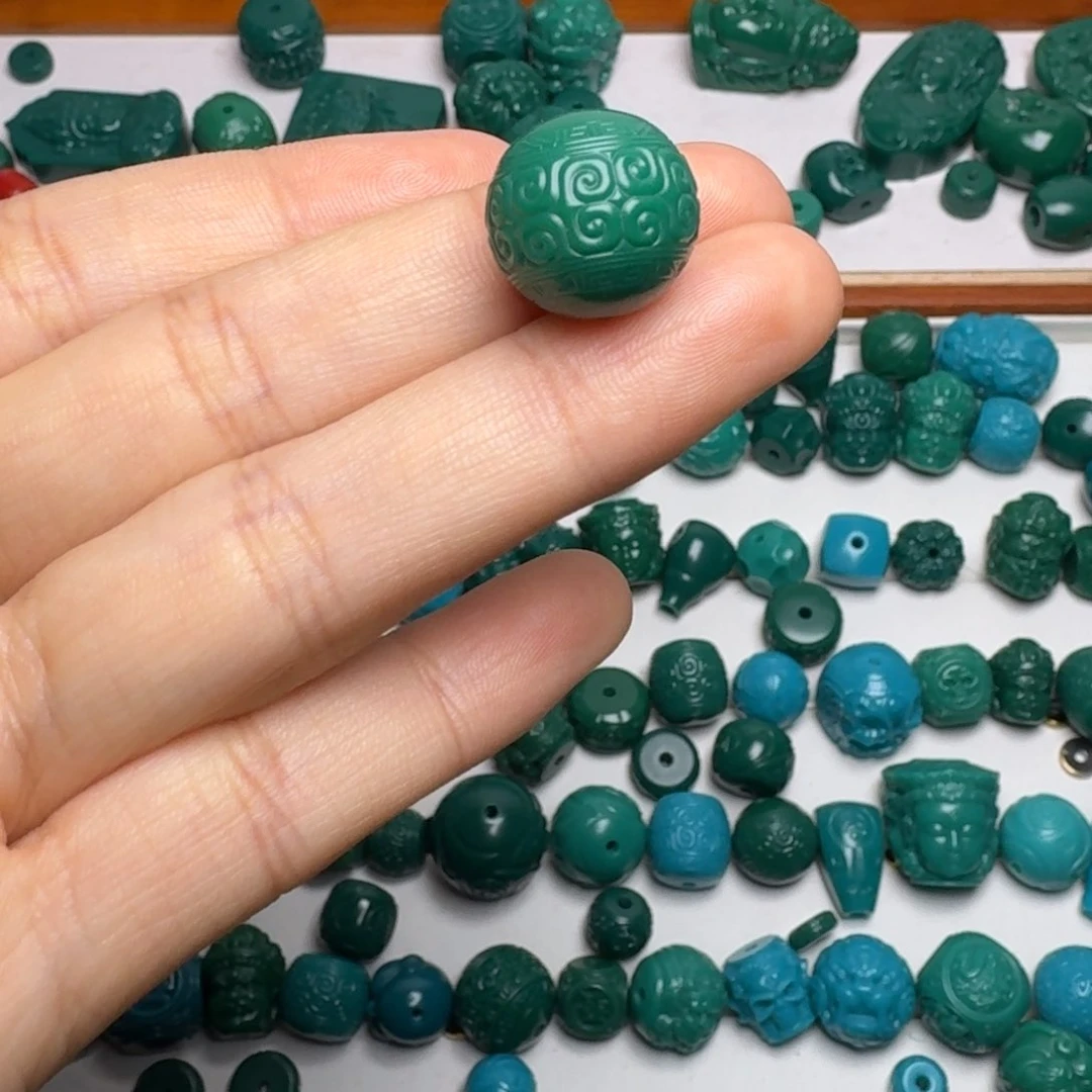 琉璃颈饰西*望扩2.0孔