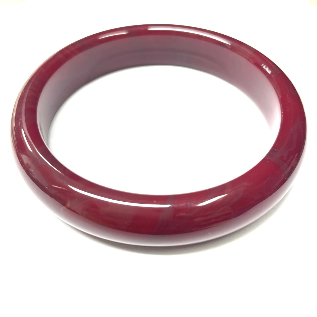 A204号赤血红色正圈手镯