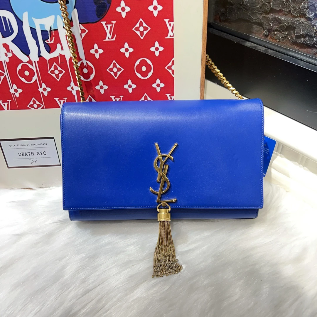 95新 YSL/圣罗兰 圣罗兰流苏kate单肩包a6445