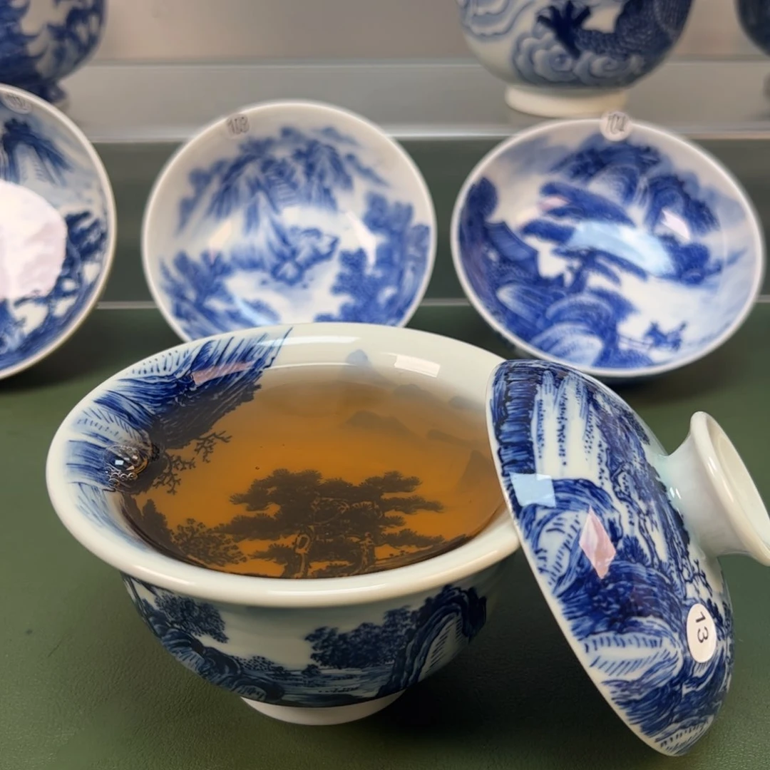 杯木木景德镇纯手绘茶具13