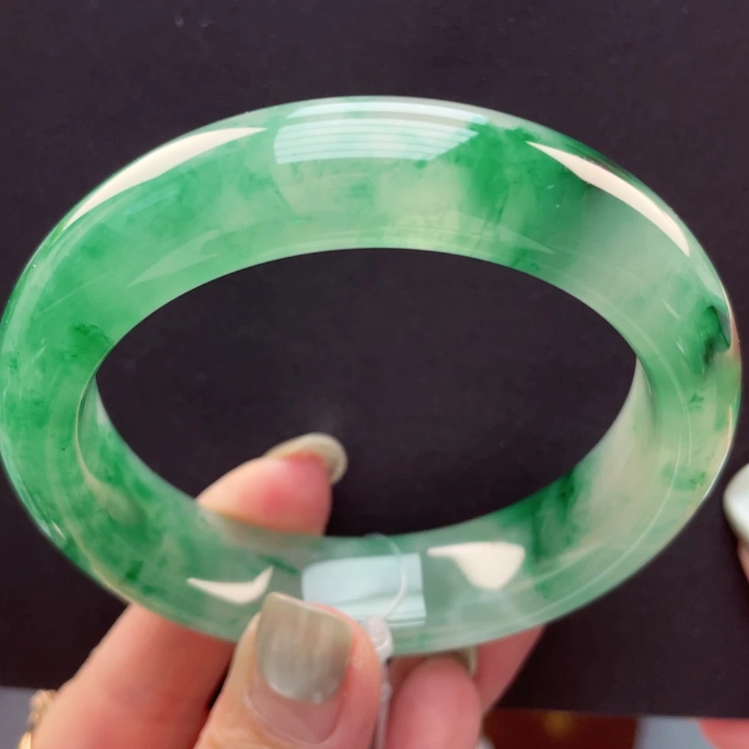 石英质玉手镯未镶嵌57-58