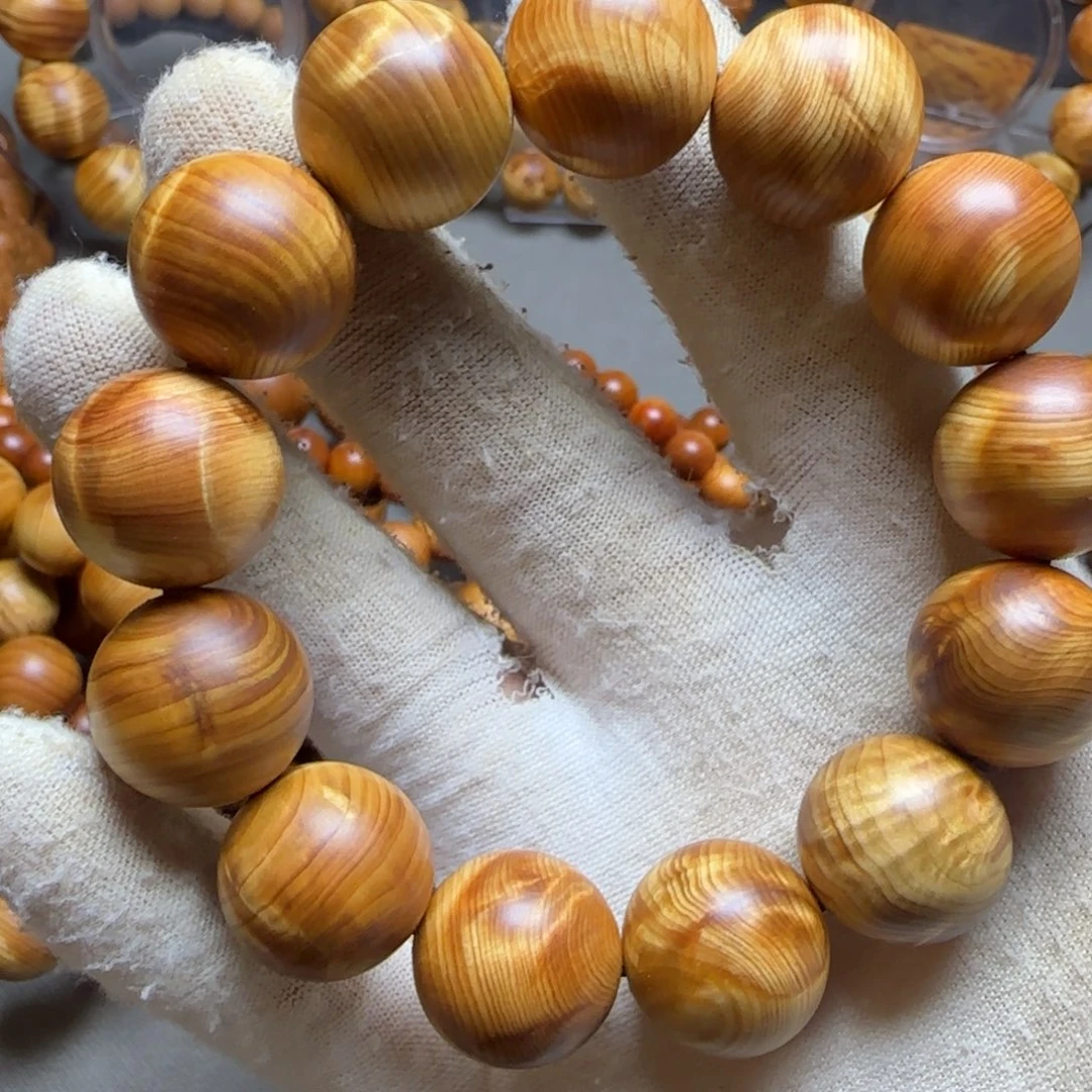 柏木（崖柏）手串/手链黑油龙胆闪电