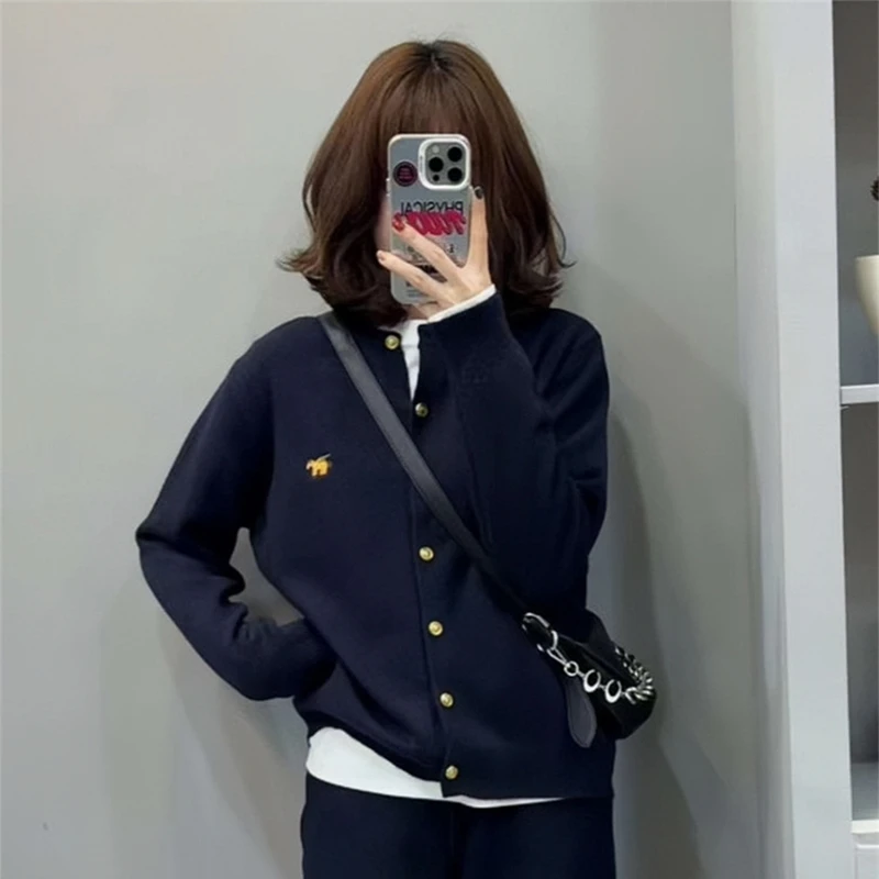 毛衣女款2025新款早秋季宽松显瘦外搭慵懒高级感针织开衫外套上衣