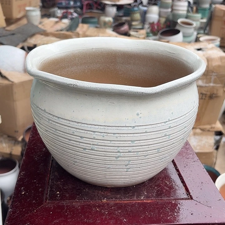 红陶白口径25高度18