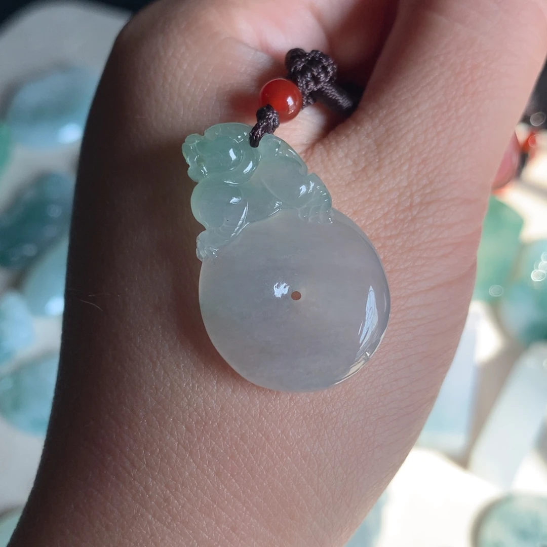 翡翠未镶嵌吊坠(不含链)翡翠