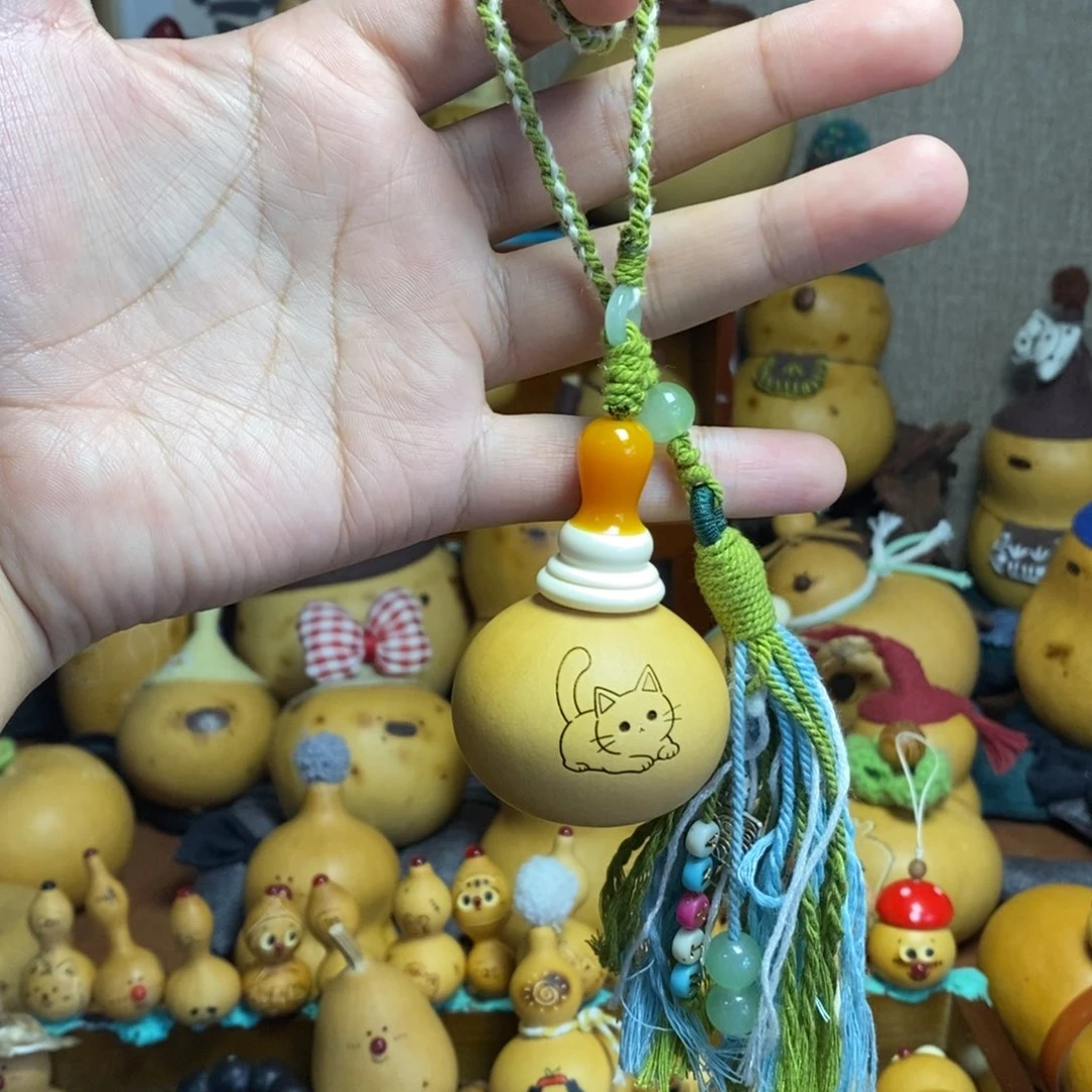 小猫奶嘴葫芦车挂