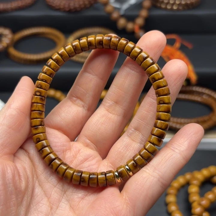 【闪购商品】菩提扯紫金鼠花皮手串