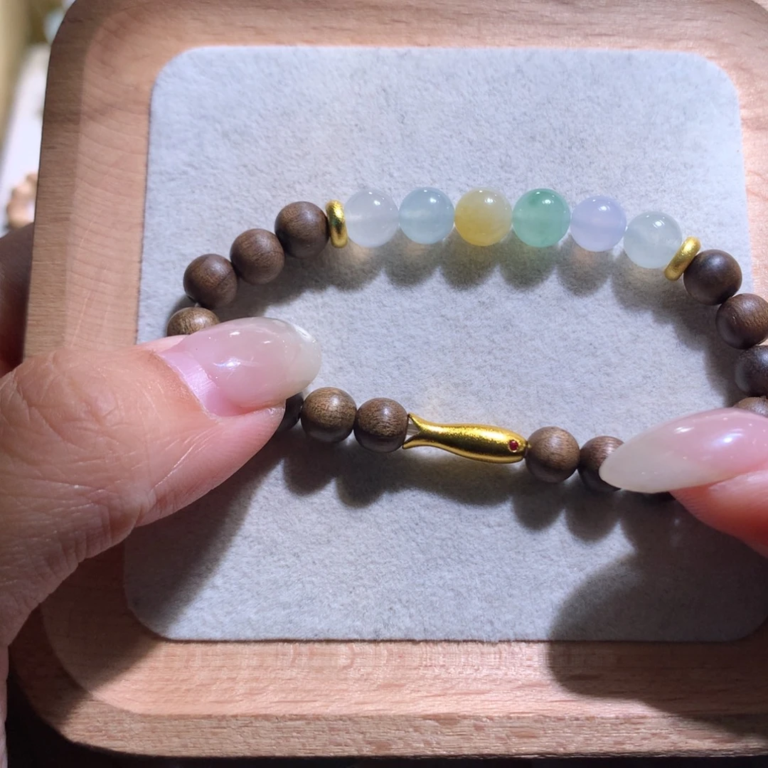 翡翠散珠特价糖果马卡龙卡6-7