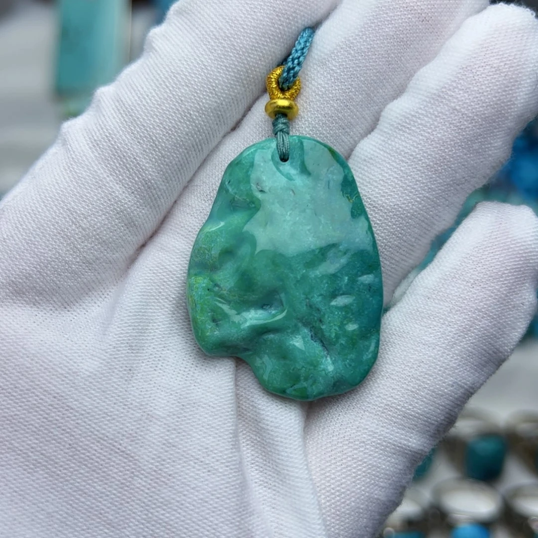 绿松石珠宝奇石未镶嵌