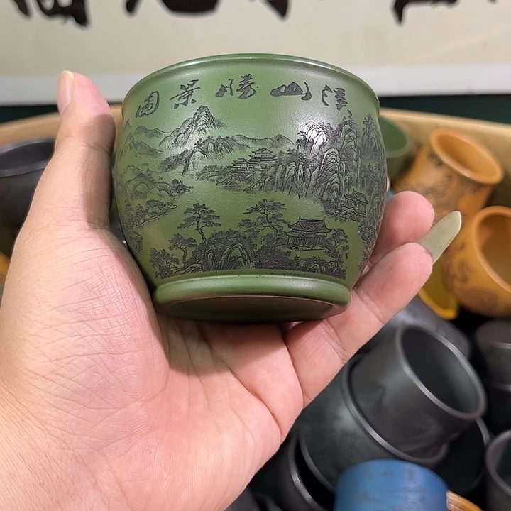 茶杯紫砂全手工紫砂主人杯
