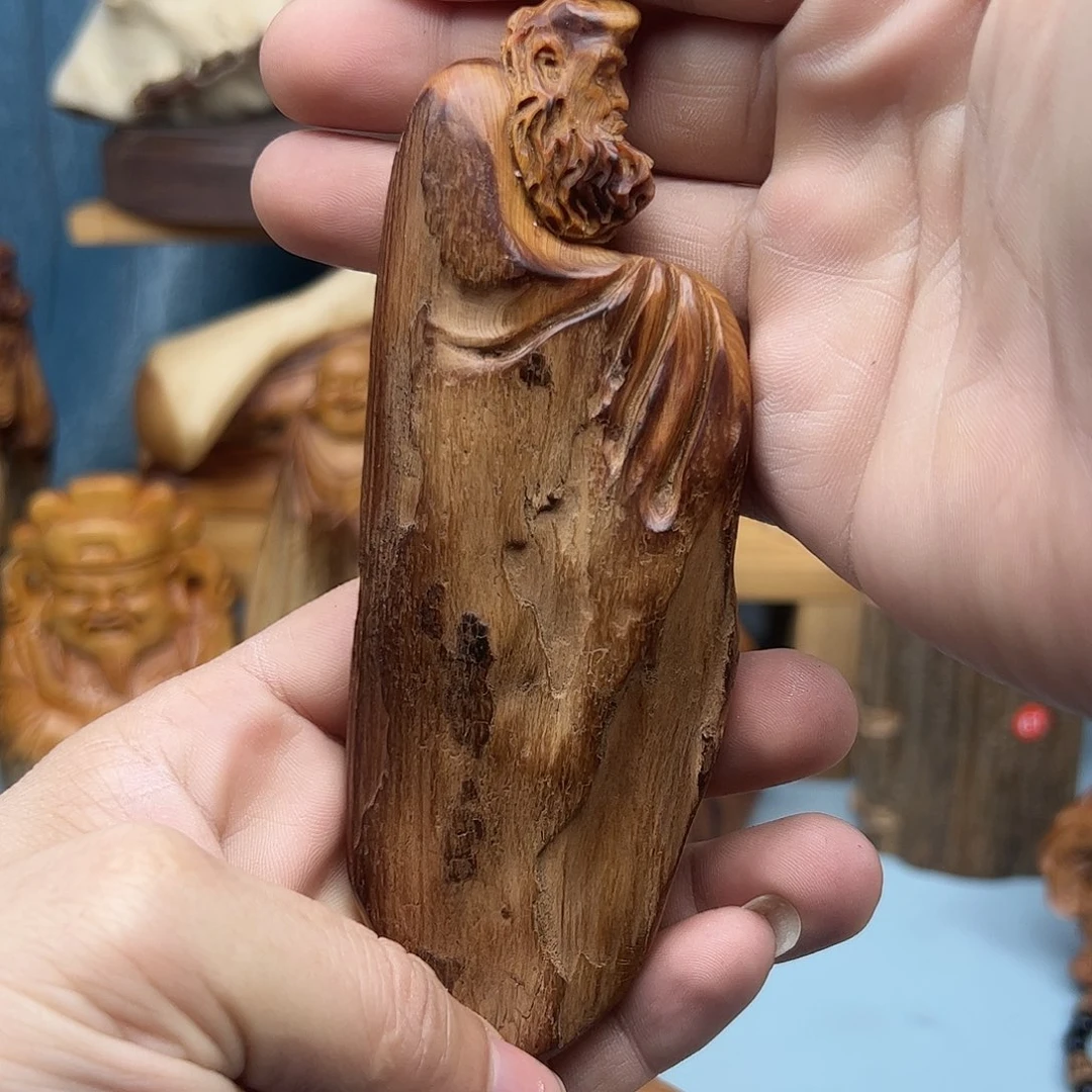 木老****玩柏木摆件手把件