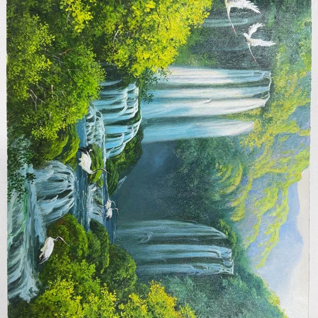 油画加油加油努力加油加油
