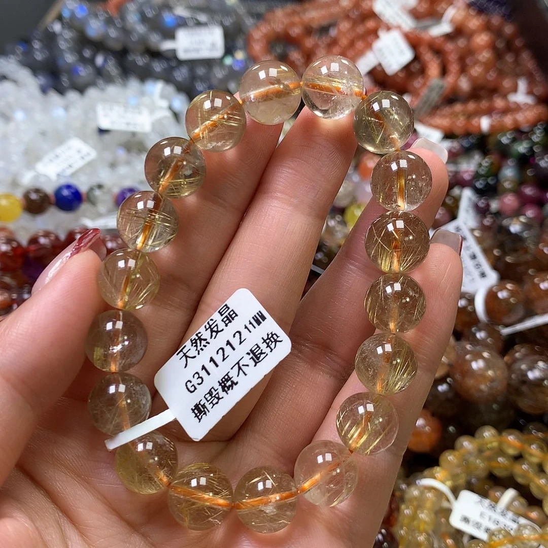 水晶手链未镶嵌，