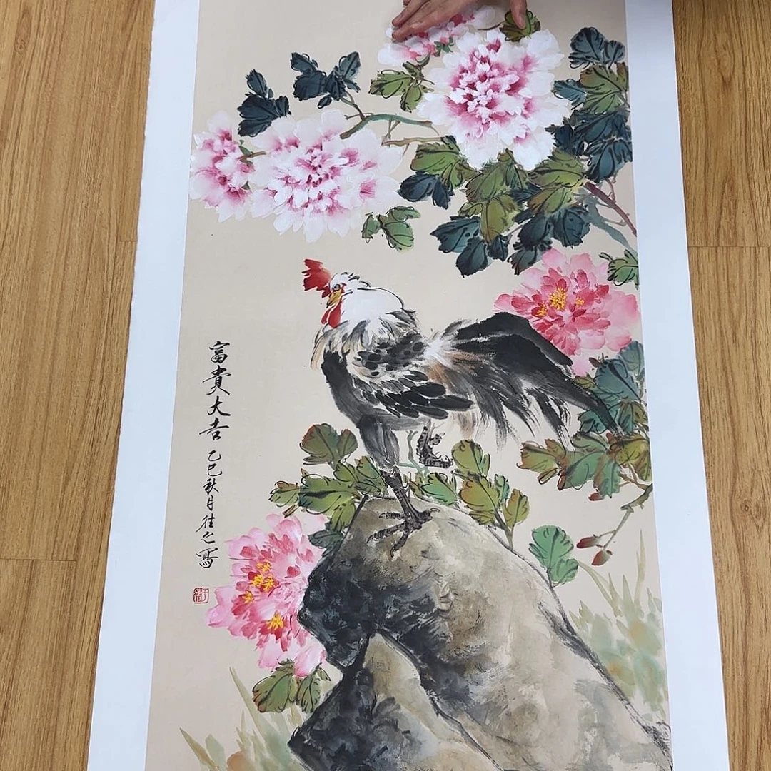 国画纯手绘国画花鸟