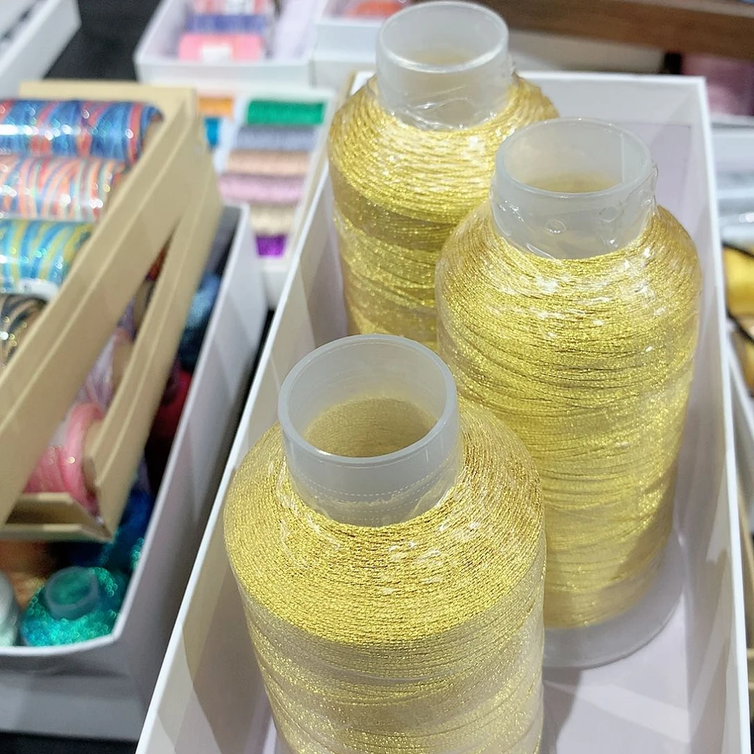 腈纶加膜金线3股、6股、9股各一卷
