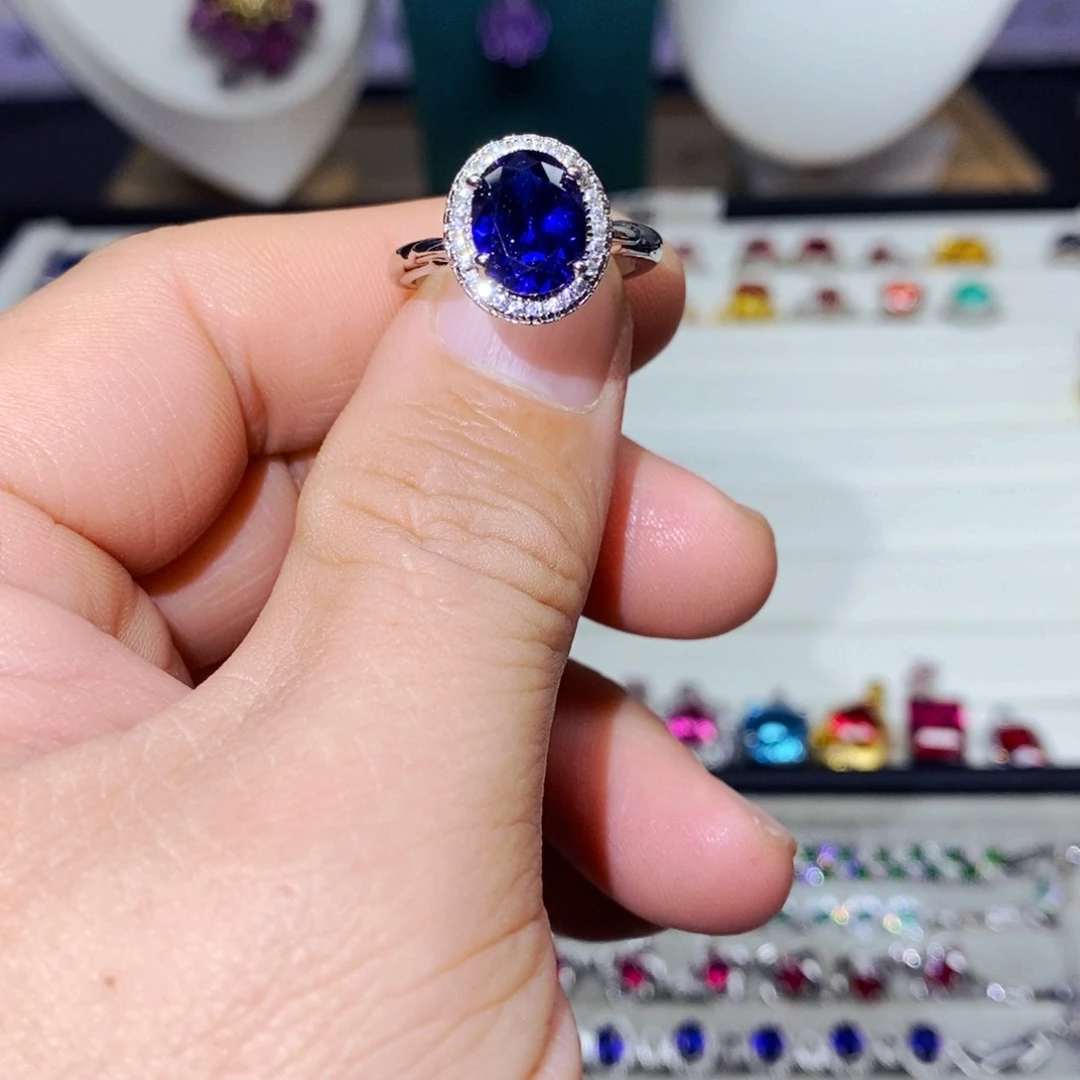 银S925镶嵌耳饰紫晶