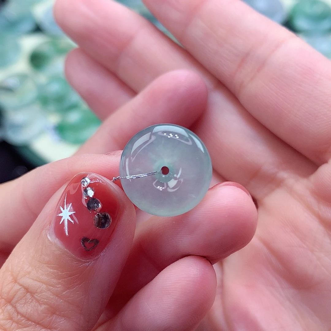 翡翠颈饰未镶嵌70尺寸14.6/5