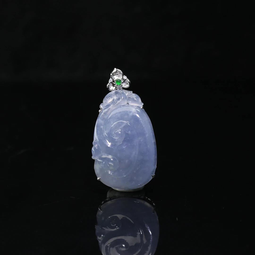 FC21天然缅甸A货18k冰紫如意/200547/保利厦门拍卖