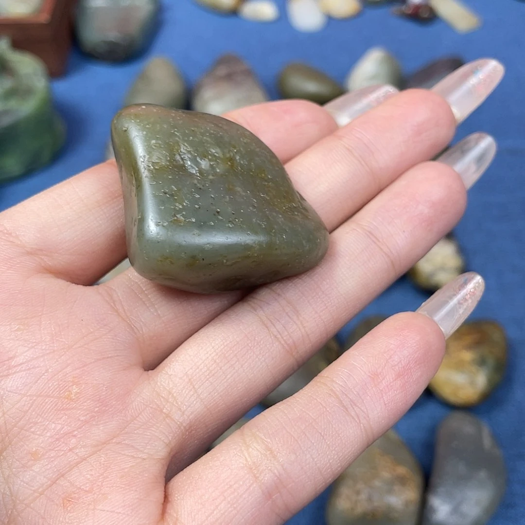 和田玉珠宝奇石未镶嵌柿