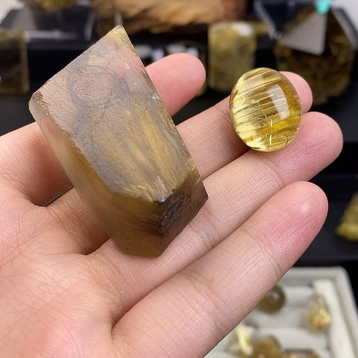竹***徒未镶嵌珠宝半成品水晶