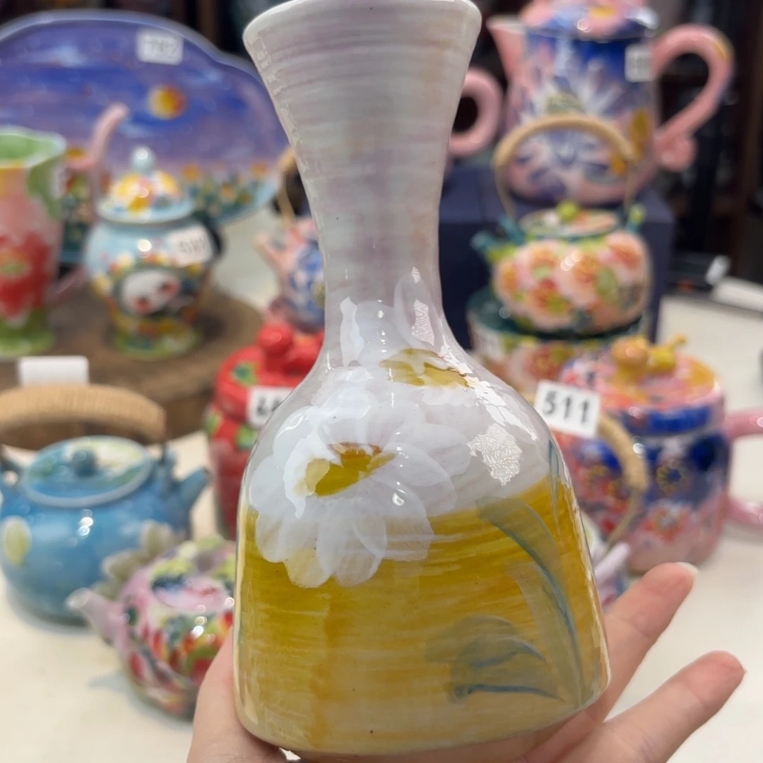 景德镇手绘高温釉下彩陶瓷茶具